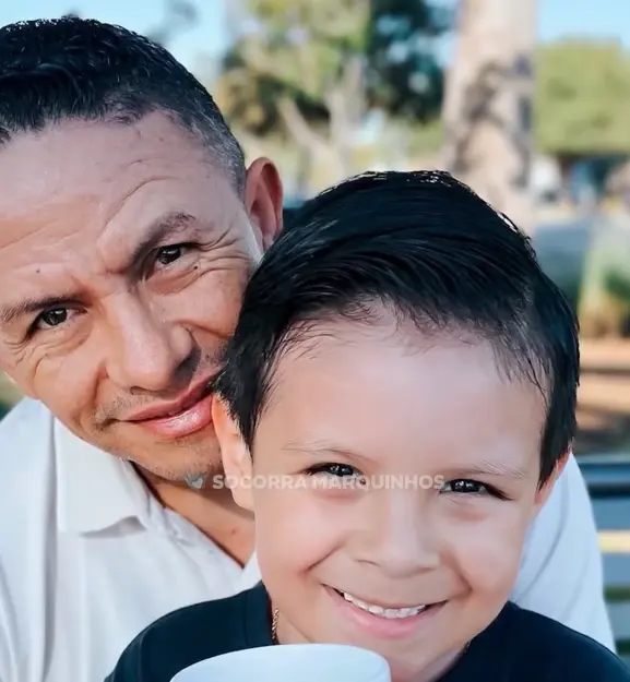 Ricardo e Marquinhos em um momento de esperanca